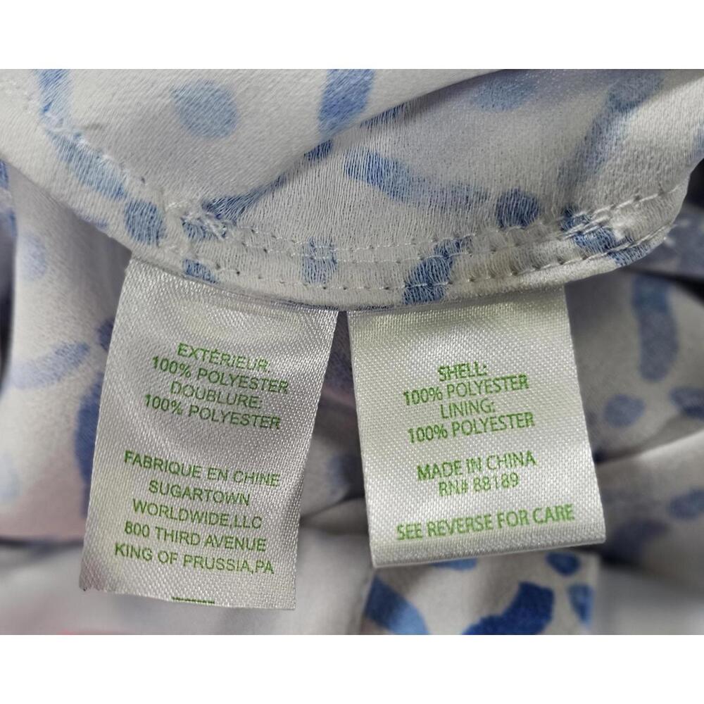 Lilly Pulitzer Sea La Vie Sandra Maxi Jumpsuit Belt Size 2 - Picture 13 of 15